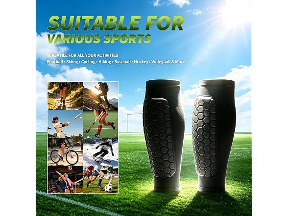 Iertoumt Soccer Shin Guards Kids 2-Pair