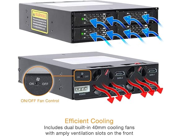 Icy Dock 4-in-1 SATA Hot Swap Backplane