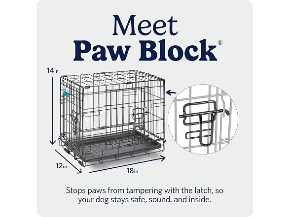 Midwest 18-Inch Double Door iCrate, for Tiny Breeds