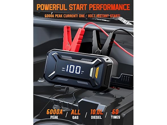 Acomount Portable Jump Starter