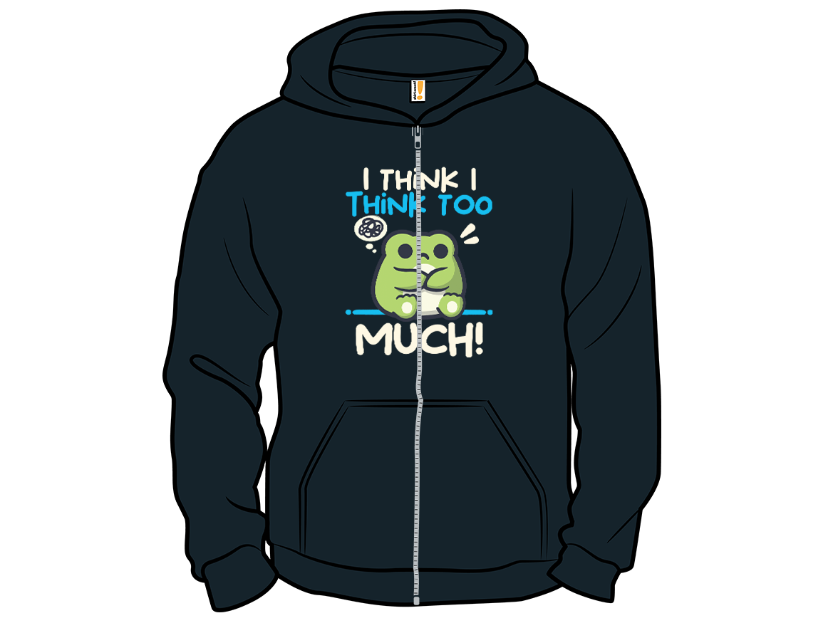 Secret Saturday Shirt: "I Think I Think too Much" - Gallery 14