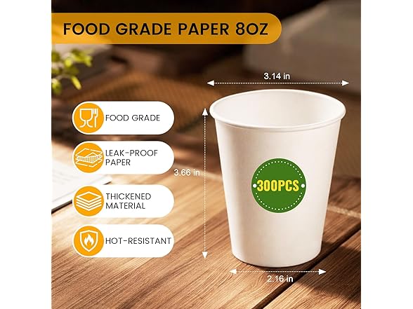 Biotakeware paper cups