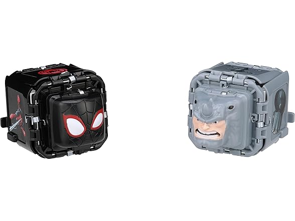 Battle Cubes Spider-Man, Miles Morales VS Rhino