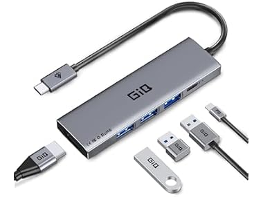 $6.99, Was $12.74, 45% Off! GIQ USB Docking Station USB C HUB dealfomo