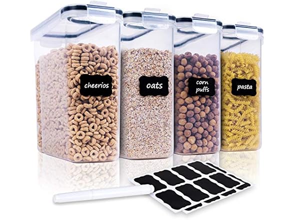 FOOYOO Cereal Containers Storage Set