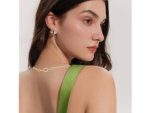 NICENEEDED 6 Pcs 18K Gold Plated Spring