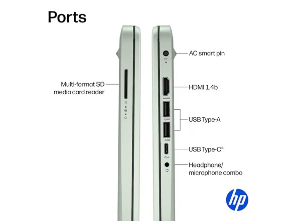 HP 14" N150 4GB 128GB UFS Willow Green Laptop