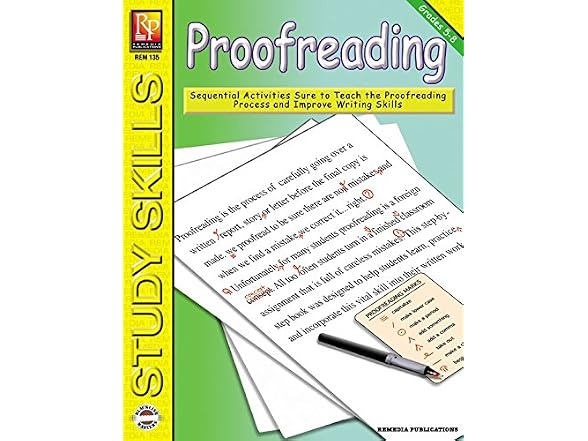Remedia Publications Study Skills Series: Proofreading 135 - Grades 5-8