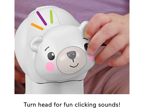 Fisher-Price Baby Toy Crawl-After Polar Bear