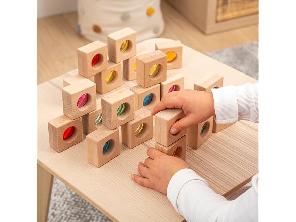 Wooden Kaleidoscope Blocks