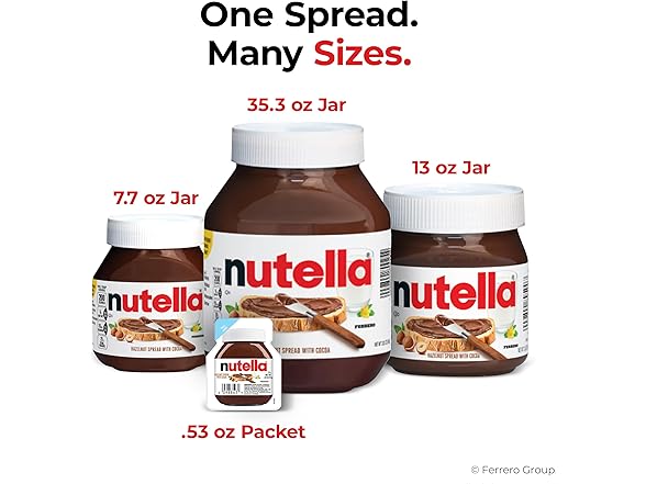 Nutella Hazelnut Spread With Cocoa, 13 Oz Jar