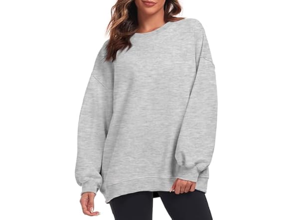 Fkeep Women Oversized Sweatshirt Women Crew Tops