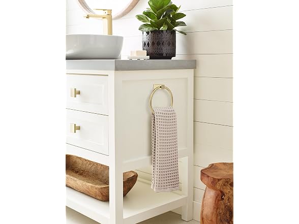 Amerock BH36082BBZ | Golden Champagne Towel Bar