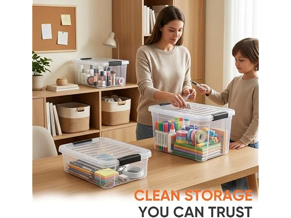 Superio 2.3 Quart Clear Plastic Storage