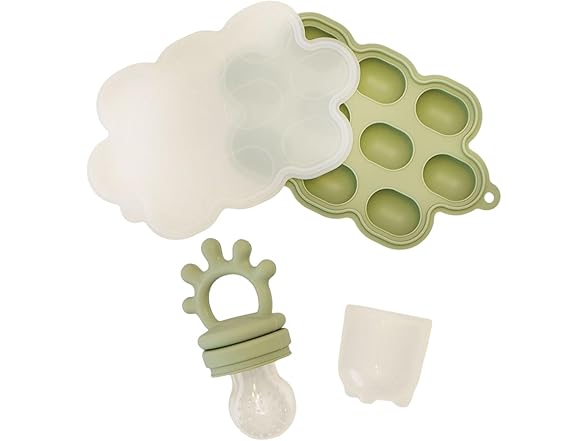 Silicone Fruit & Food Feeder with Lid