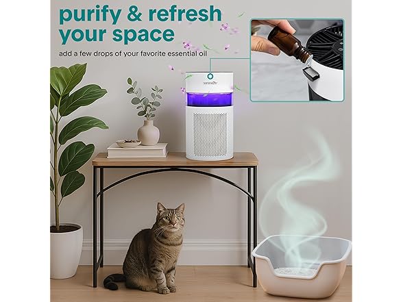 SereneLife Compact HEPA Portable Air Purifier