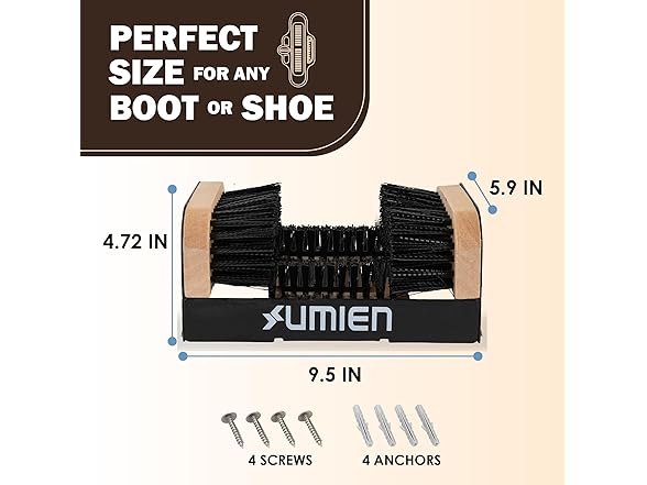Boot Scraper - Small Outdoor Shoe Brush