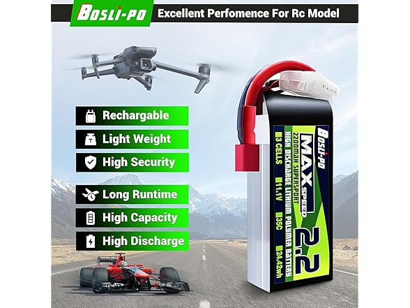 BosLi-Po 11.1V LiPo Battery