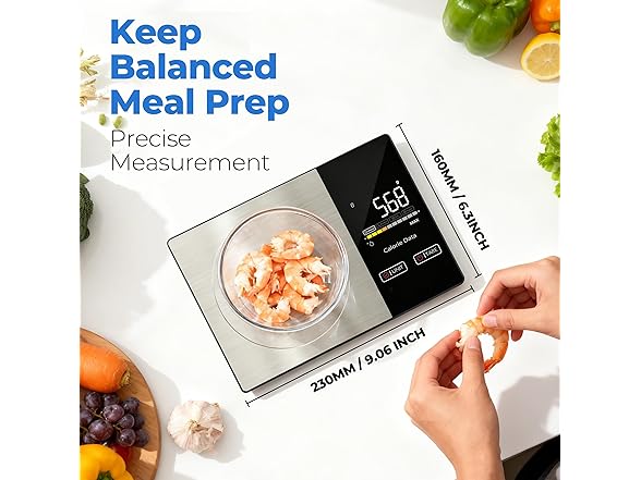 WARMKEY Smart Nutrition Food Scale