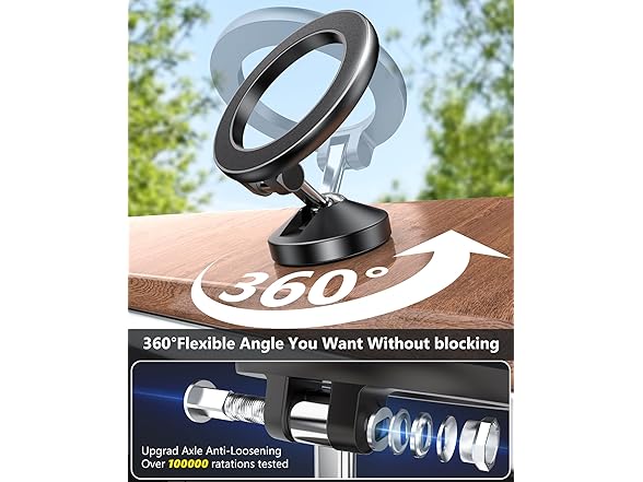 MagSafe 360° Rotation Car Phoneholder
