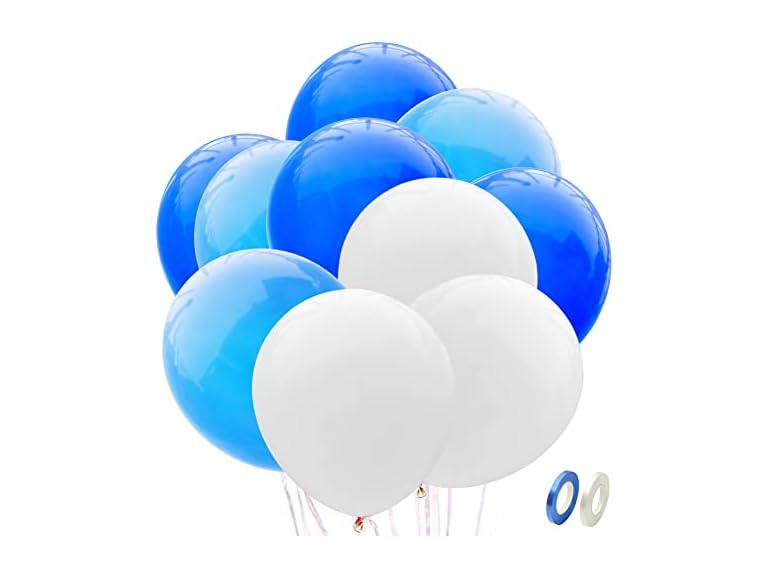 200 12" Black and White Balloons - Gallery 5