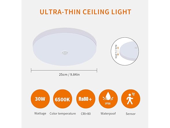 DELIPOP Motion Sensor Ceiling Light