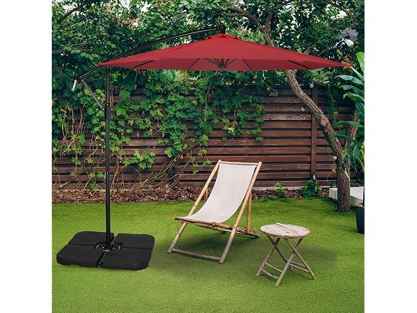 Simple Deluxe 10ft Offset Umbrella - Gallery 8