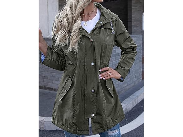 Women's Hooded Lightweight Raincoat