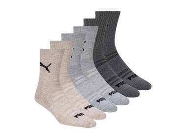 $17.99, Was $36, 50% Off! PUMA Men's 12-Pairs High Quarter Crew Socks dealfomo