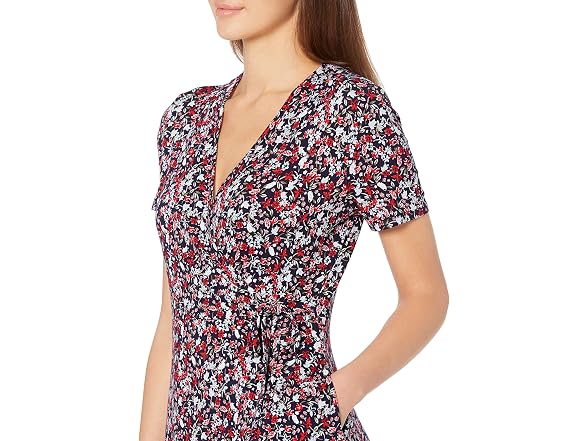 Amazon Essentials Women (XS) Dress Navy Ditsy