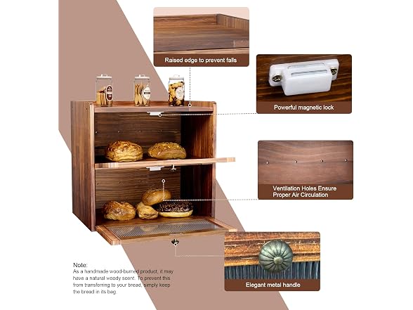 Wooden Bread Box