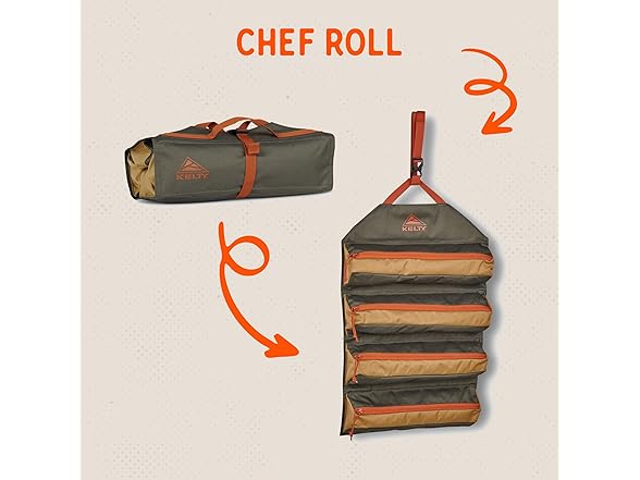 Kelty Chef Roll Kitchen Basics Organization Kit
