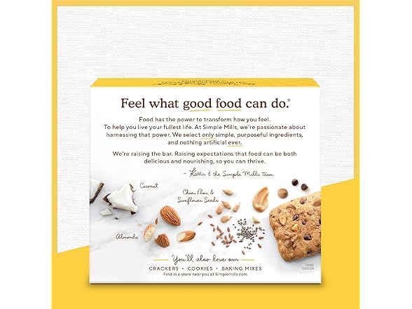 Simple Mills Almond Flour Snack Bars, Peanut Butter