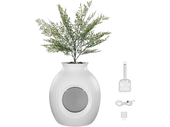 VEVOR Plant Cat Litter Box, Smart Odor