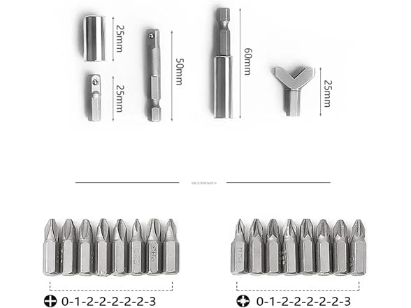 Generic AAP-Auto-120 100pcs Screwdriver Bit Set