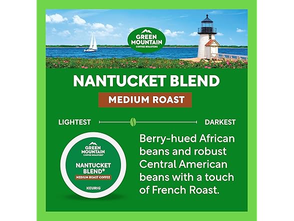 48CT Green Mountain Coffee Roasters Nantucket Blend