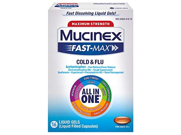 Mucinex Cold & Flu All-in-One 2-Pack
