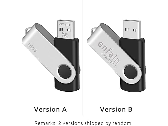 Enfain 64GB USB 3.0 Drives, 5-Pack