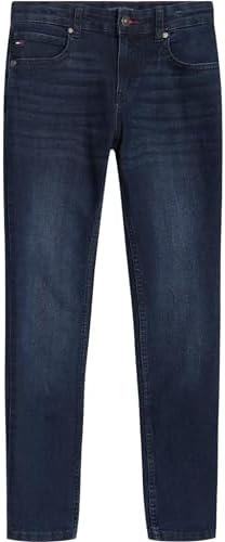 Tommy Hilfiger Boys' 5-Pocket Stretch Skinny Fit Denim Jean Zipper Closure
