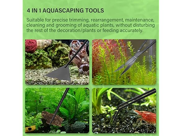 Simple Deluxe Aquarium Aquascape Tool Kit