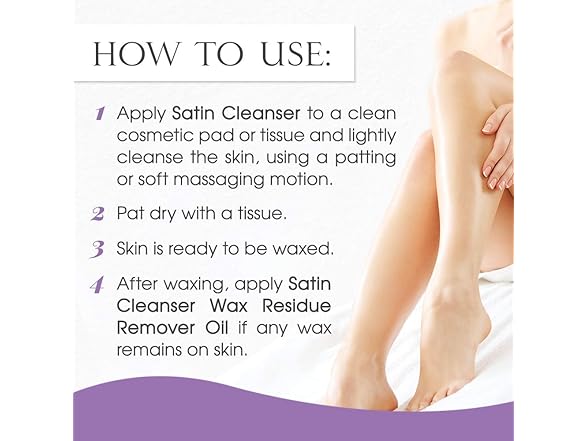 SATIN SMOOTH Pre Wax Cleanser 16oz