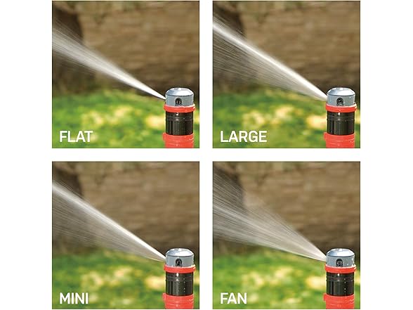 Eden 4-Pattern Adjustable Rotary Gear Sprinkler