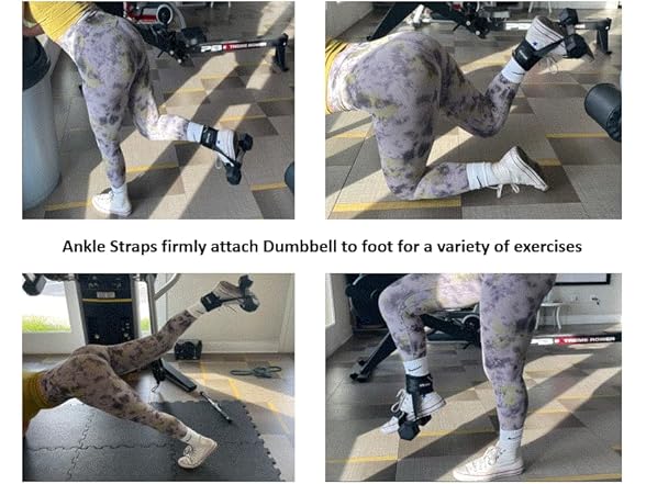 WPUMP Ankle Straps for Dumbbells Weights