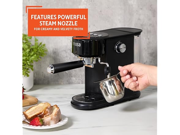 IMUSA 20 Bar Espresso Machine with Milk Frother