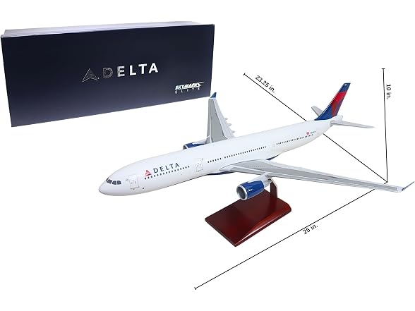 SkyMarks Elite Delta A330-300 1/100 Scale