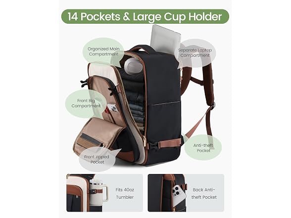 LOVEVOOK 40L Travel Backpack