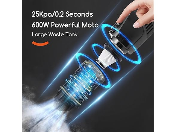 REECOO Lightweight Vacuum and Mop Combo