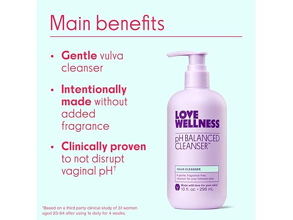 Love Wellness pH Cleanser Feminine 10oz