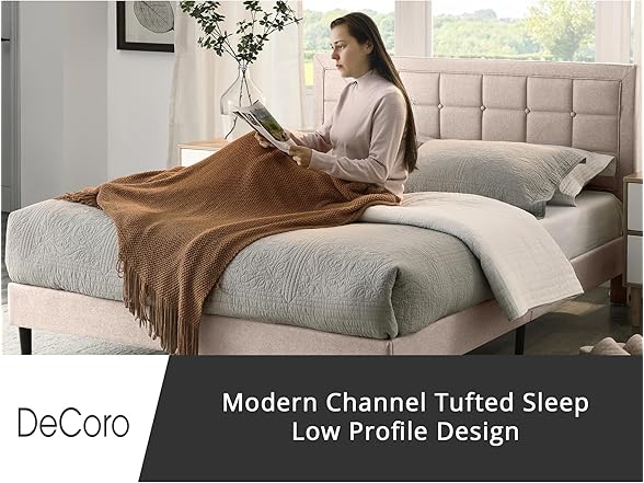 Decoro Mornington Upholstered Bed, Queen