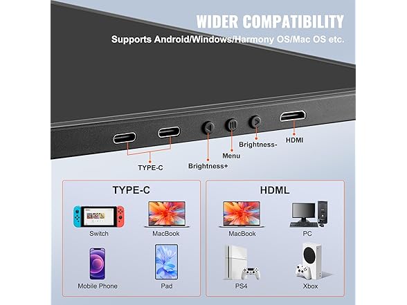 VEVOR Portable Laptop Screen Extender